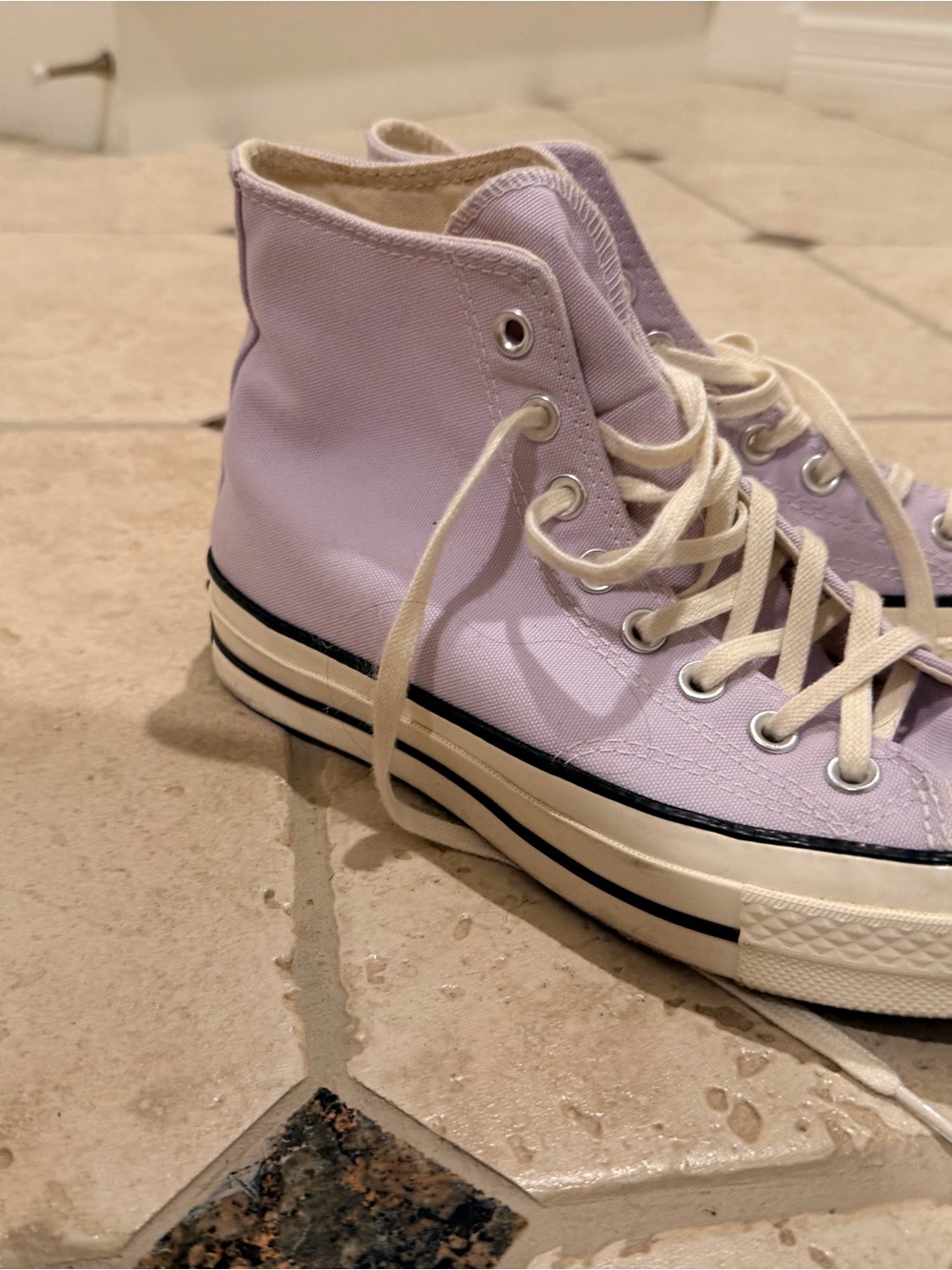 Converse Chuck 70 High Top Lavender Lilac Canvas Sneakers Women’s 8.5 A02754C